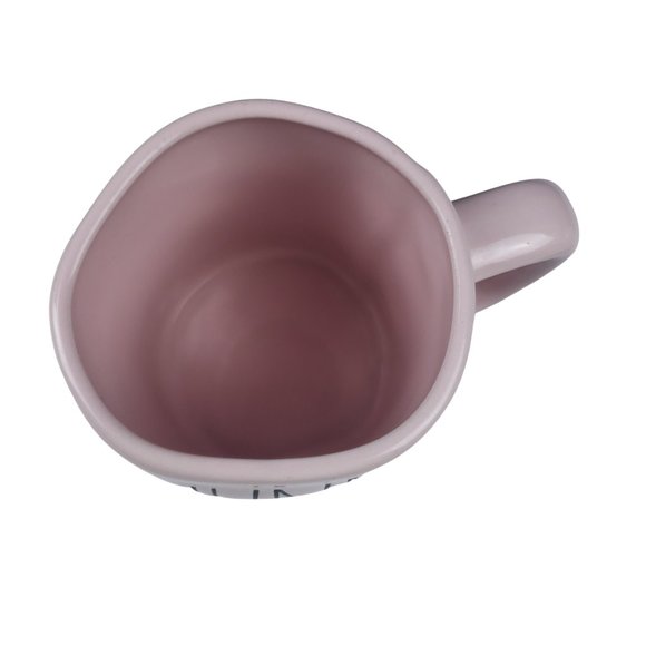 Rae Dunn Hunny Bunny Pink Easter Mug with Ears Topper Traditional LL Magenta - Picture 8 of 10